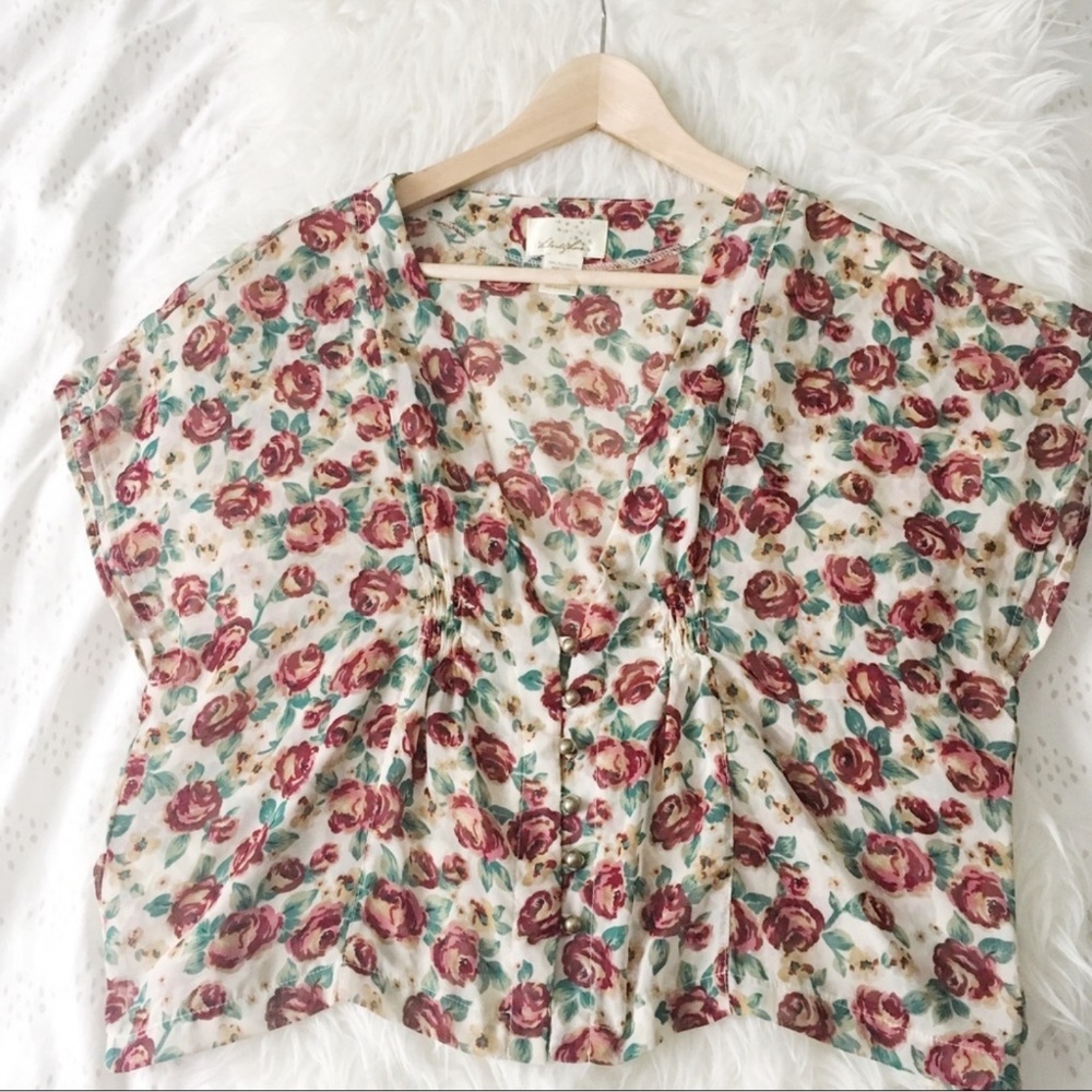 Sheer Rose Blouse
